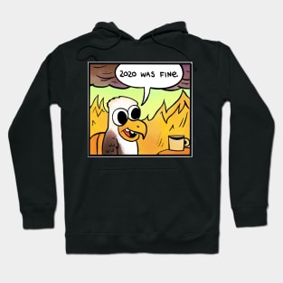 2020 was fine - Eagle Hoodie